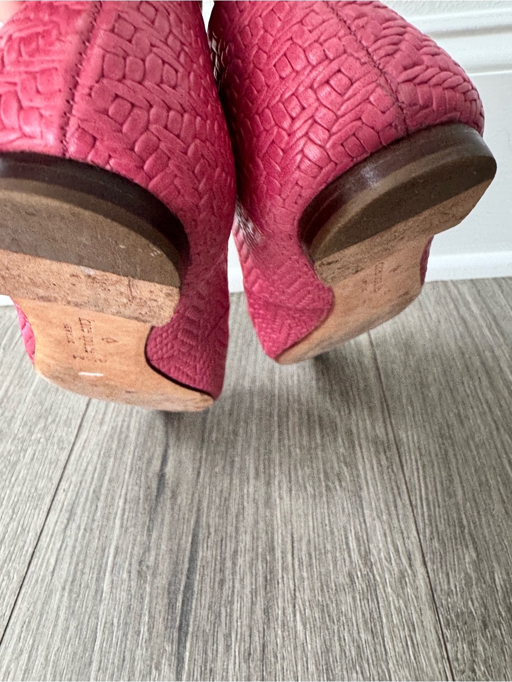 Kate Spade New York Deneuve Pink Woven Bow Flats 6.5 Medium - Picture 8 of 9
